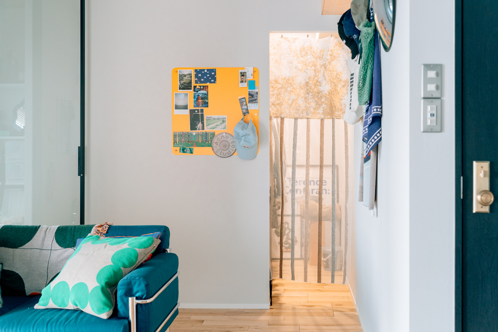 ウォークインクローゼット,仕切り布,一人暮らし,シティーボーイ