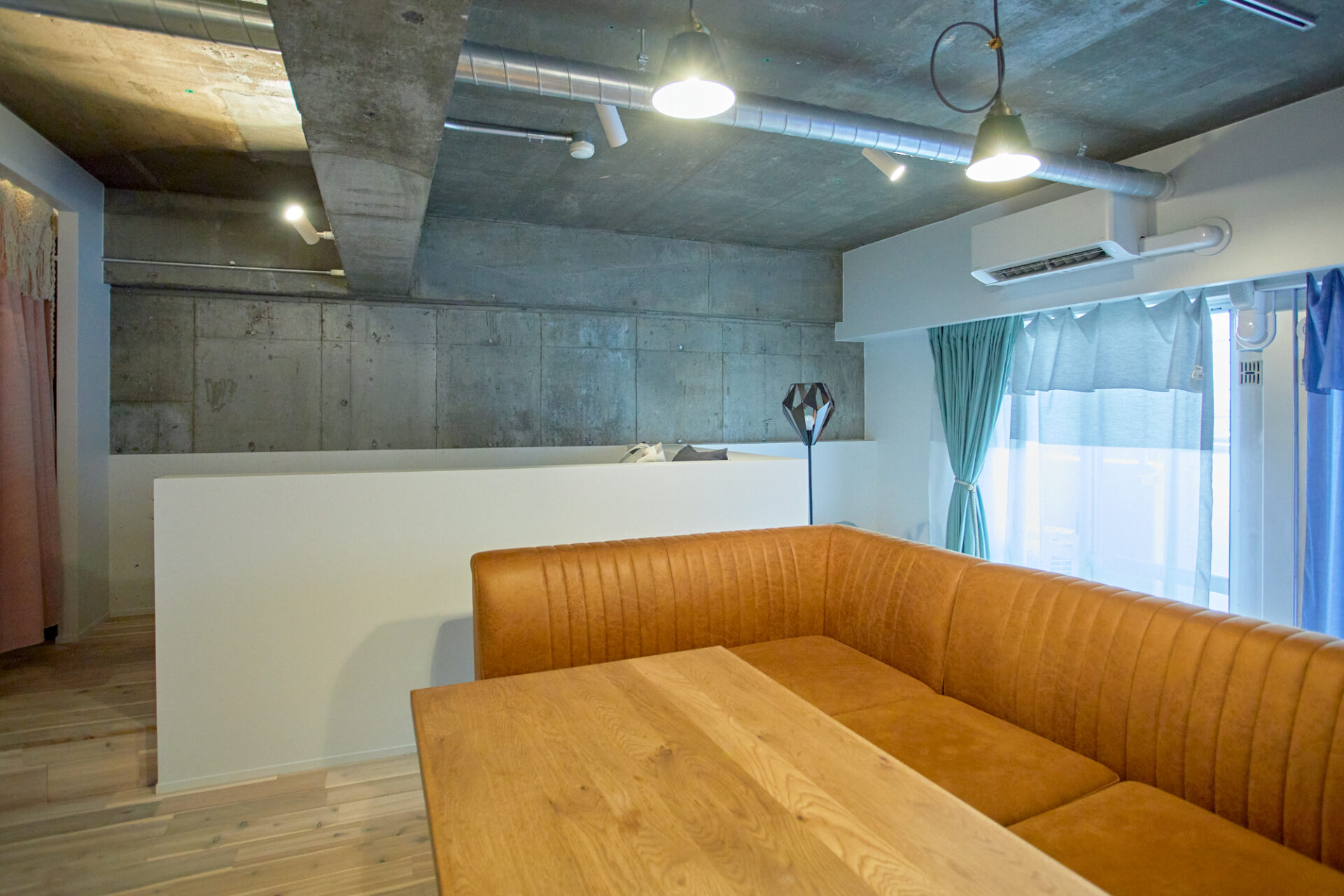 カーテン、一人暮らしリノベ、ieno textile