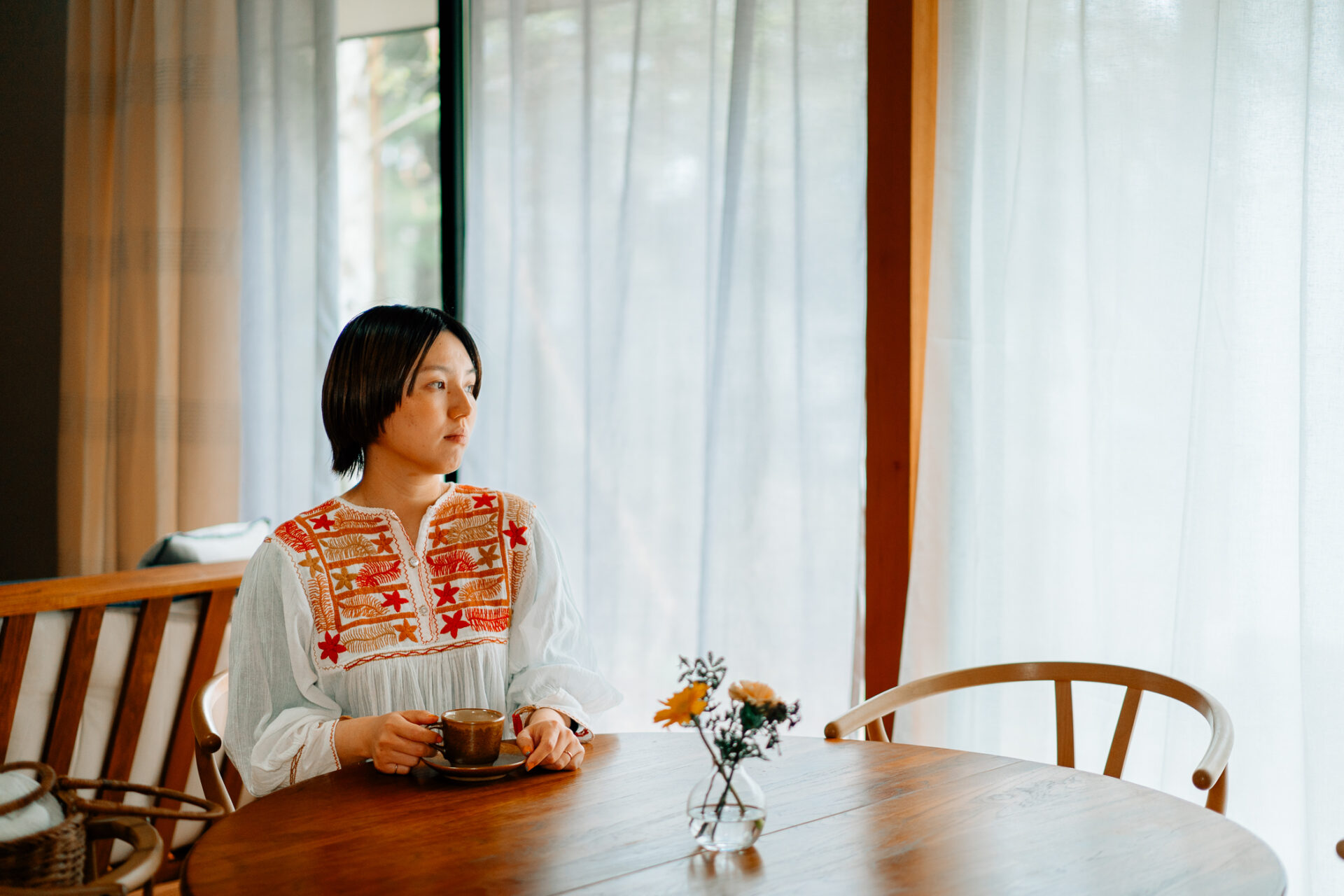 カーテン、ieno textile、リノベーションカーテン