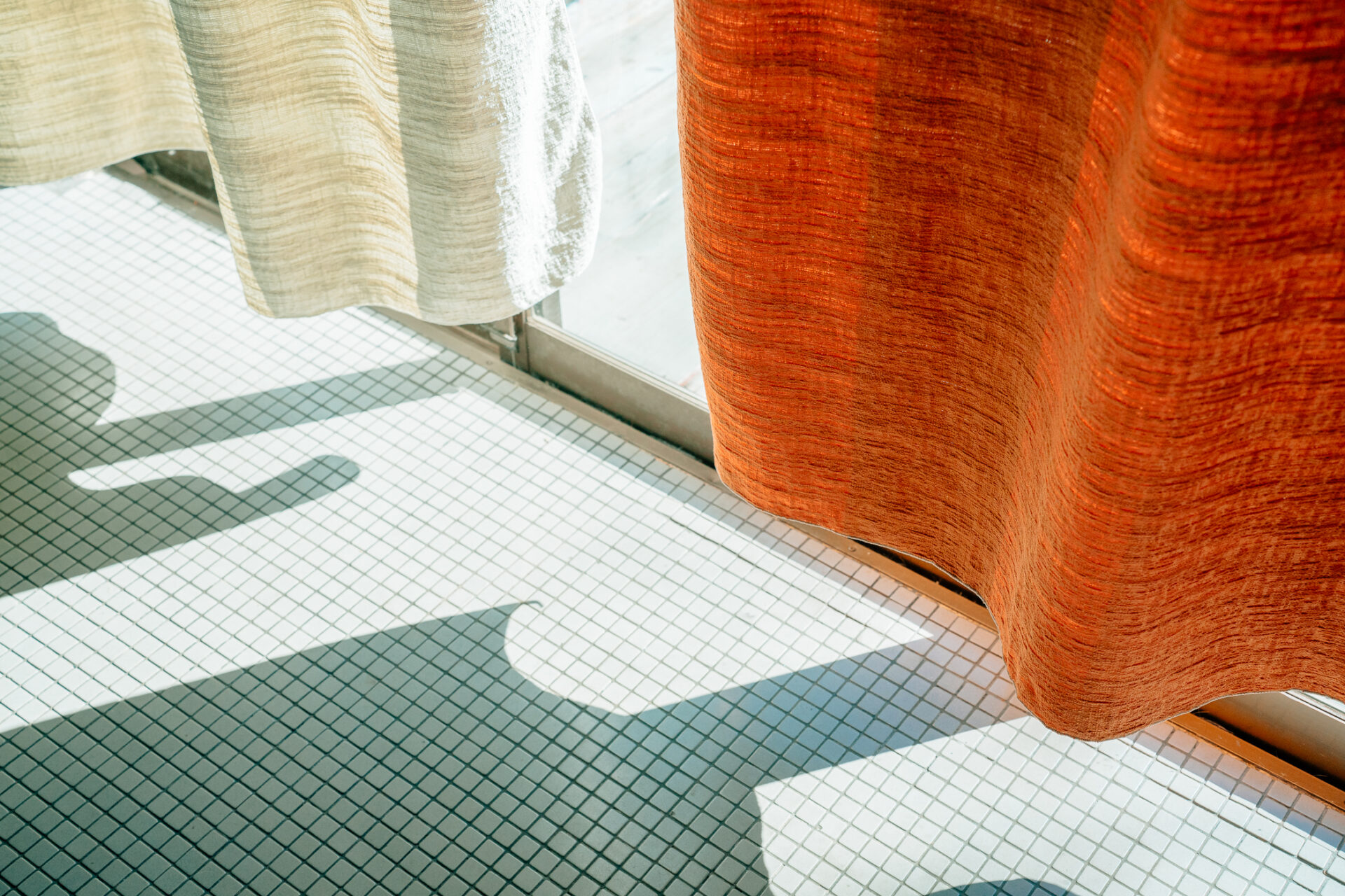 ieno textile、ペットボトル生地、カーテン