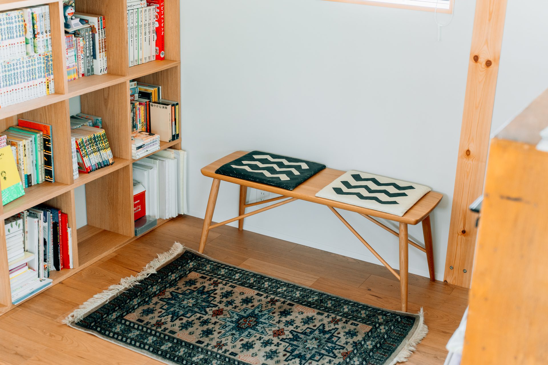 ieno textile、無印良品の家、木の家