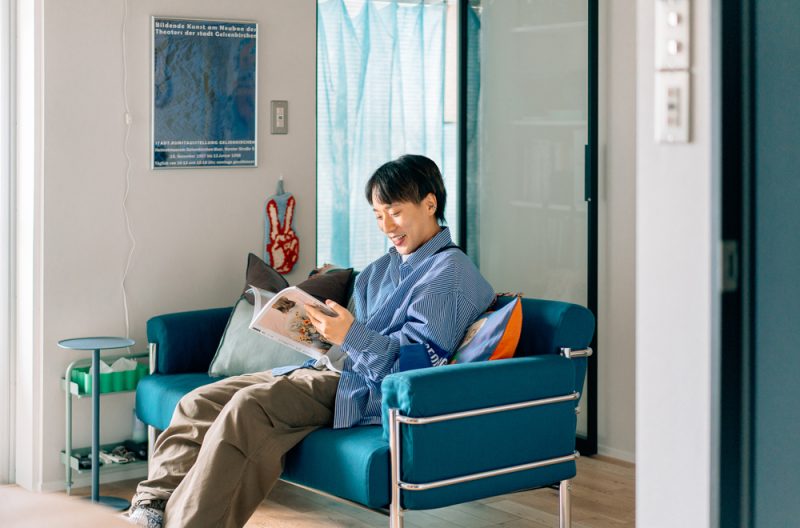 カラーで遊ぶ、シティボーイの家づくり。