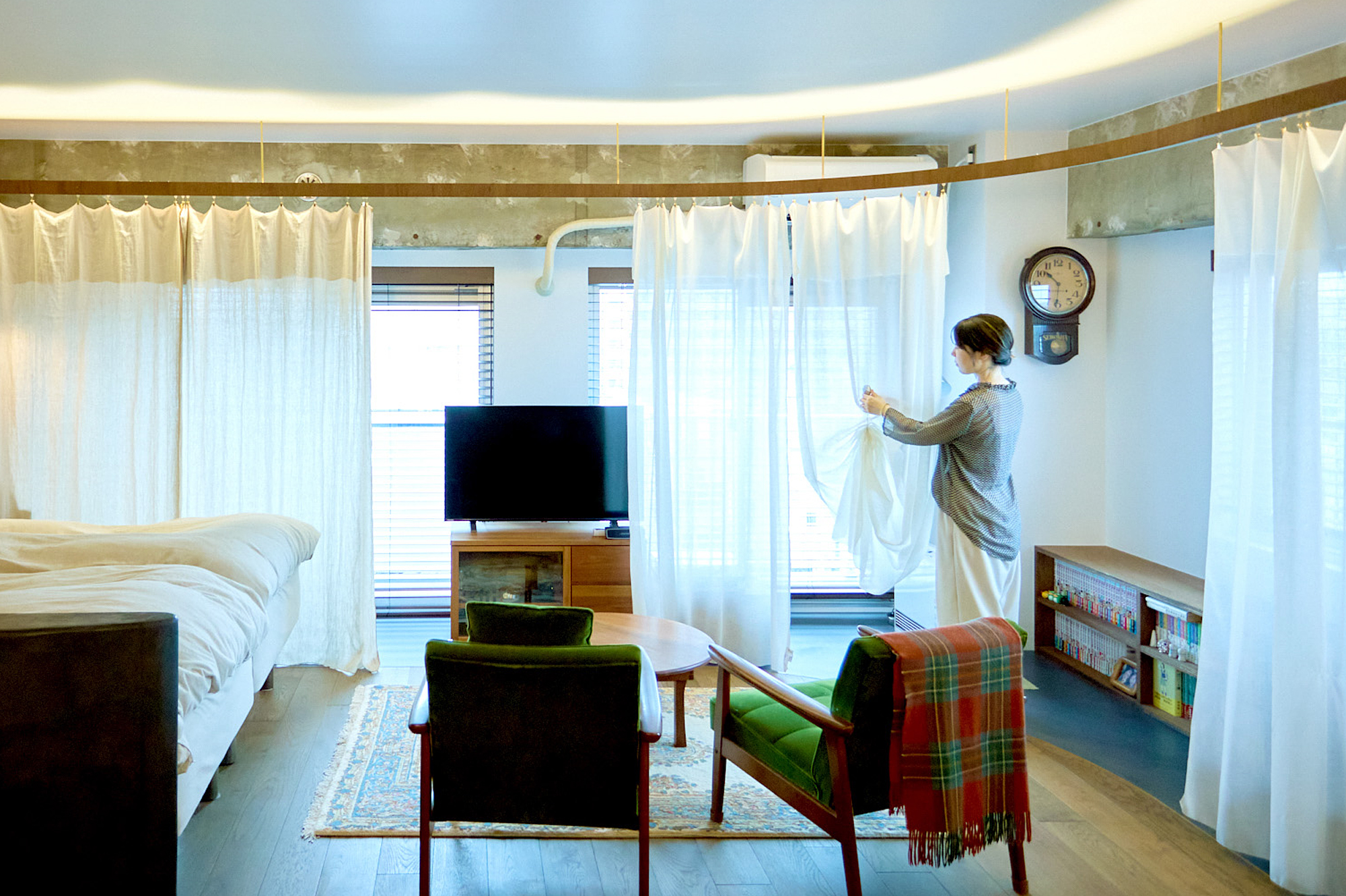 ieno textile,14-23 マルチクロス,TOSS,カリモク60 Kチェア ミニ ソファー karimoku